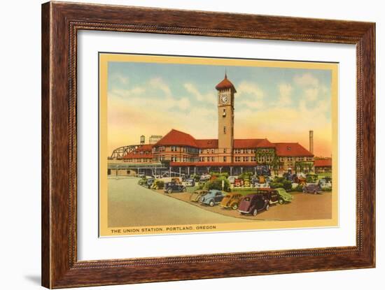 Union Station, Portland, Oregon-null-Framed Art Print