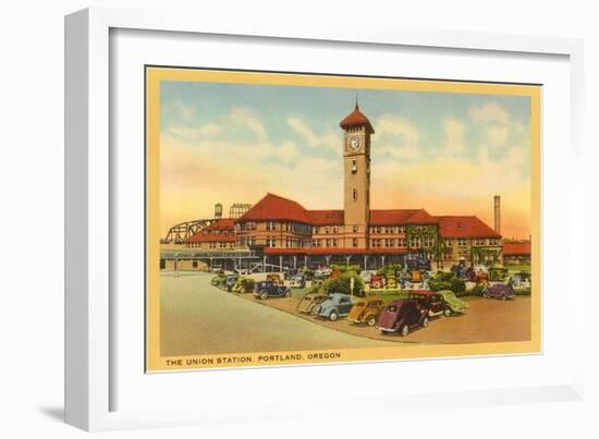 Union Station, Portland, Oregon-null-Framed Art Print