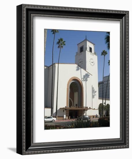 Union Station, Railroad Terminus, Downtown, Los Angeles, California, USA-Ethel Davies-Framed Photographic Print