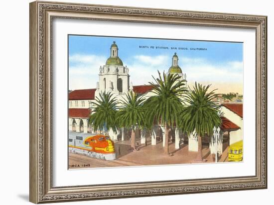 Union Station, San Diego, California-null-Framed Art Print