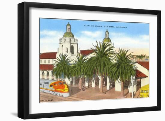 Union Station, San Diego, California-null-Framed Art Print