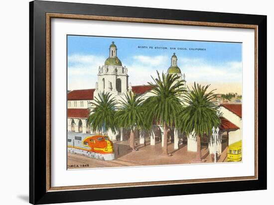 Union Station, San Diego, California-null-Framed Art Print