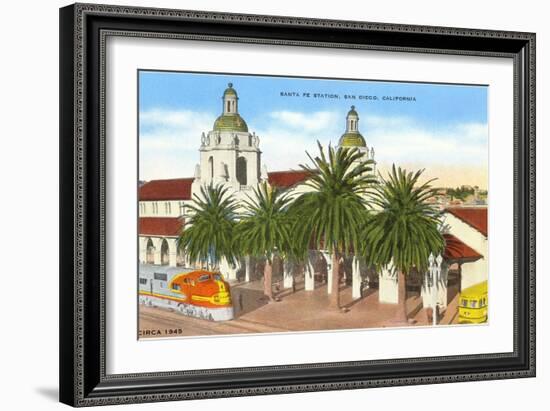 Union Station, San Diego, California-null-Framed Art Print