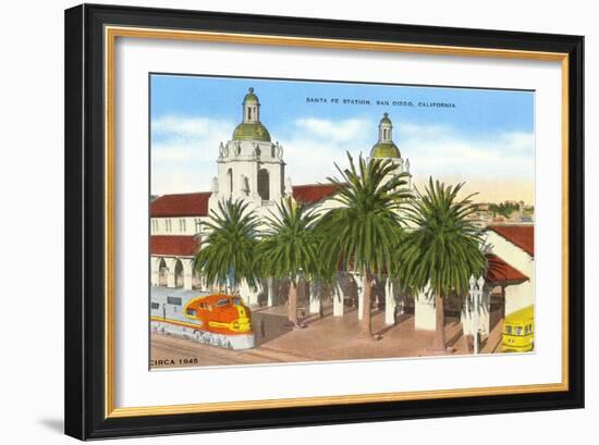 Union Station, San Diego, California-null-Framed Art Print