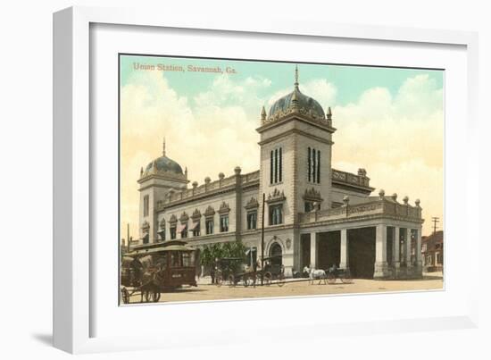 Union Station, Savannah, Georgia-null-Framed Art Print