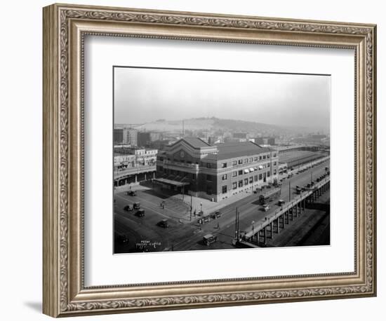 Union Station, Seattle, WA, 1925-Asahel Curtis-Framed Giclee Print