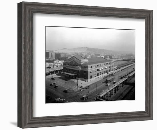 Union Station, Seattle, WA, 1925-Asahel Curtis-Framed Giclee Print