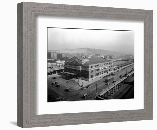 Union Station, Seattle, WA, 1925-Asahel Curtis-Framed Giclee Print