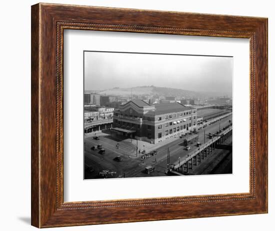 Union Station, Seattle, WA, 1925-Asahel Curtis-Framed Giclee Print