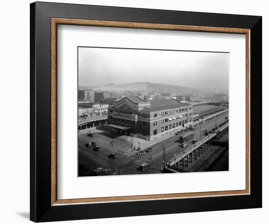 Union Station, Seattle, WA, 1925-Asahel Curtis-Framed Giclee Print