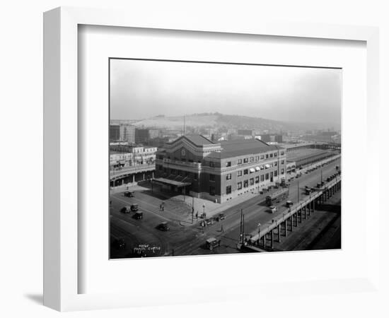 Union Station, Seattle, WA, 1925-Asahel Curtis-Framed Giclee Print