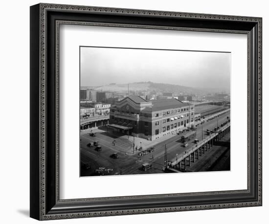 Union Station, Seattle, WA, 1925-Asahel Curtis-Framed Giclee Print