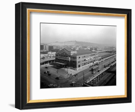 Union Station, Seattle, WA, 1925-Asahel Curtis-Framed Giclee Print