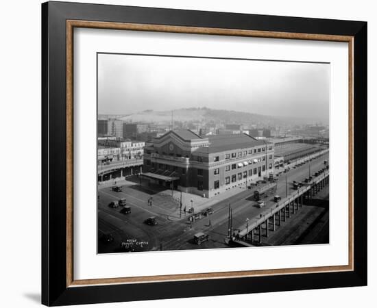 Union Station, Seattle, WA, 1925-Asahel Curtis-Framed Giclee Print