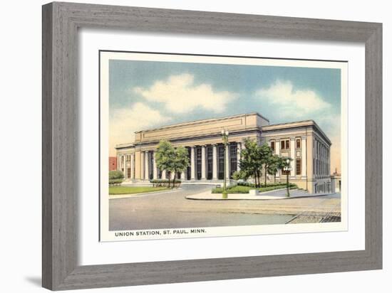 Union Station, St. Paul, Minnesota-null-Framed Art Print