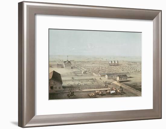 Union Stockyards, Chicago-null-Framed Giclee Print