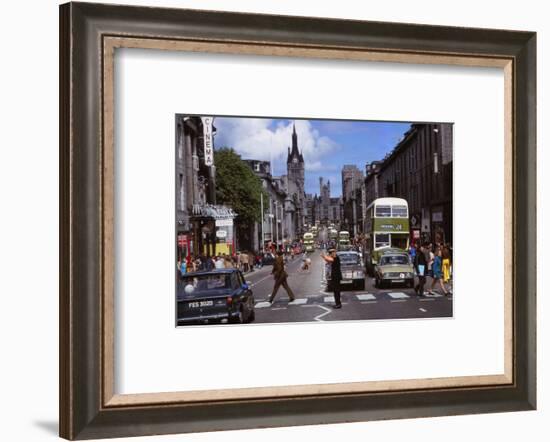 Union Street, built with Aberdeen Granite, Aberdeen Scotland, c1960s-CM Dixon-Framed Photographic Print