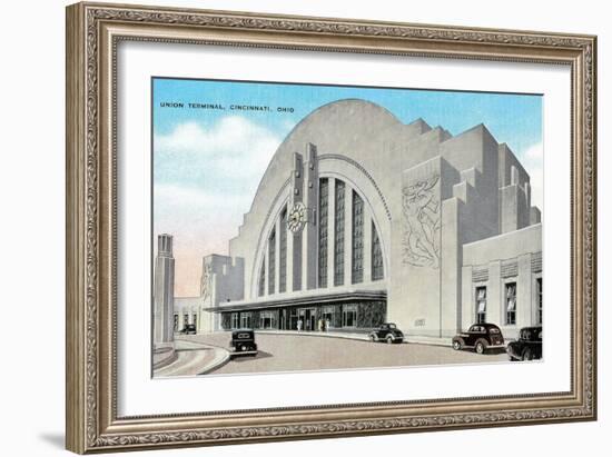 Union Terminal, Cincinnati, Ohio-null-Framed Art Print