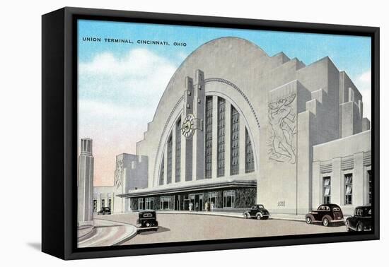 Union Terminal, Cincinnati, Ohio-null-Framed Stretched Canvas