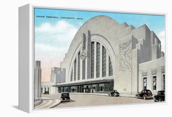 Union Terminal, Cincinnati, Ohio-null-Framed Stretched Canvas