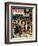 "Union Train Station, Chicago, Christmas" Saturday Evening Post Cover, December 23,1944-Norman Rockwell-Framed Giclee Print