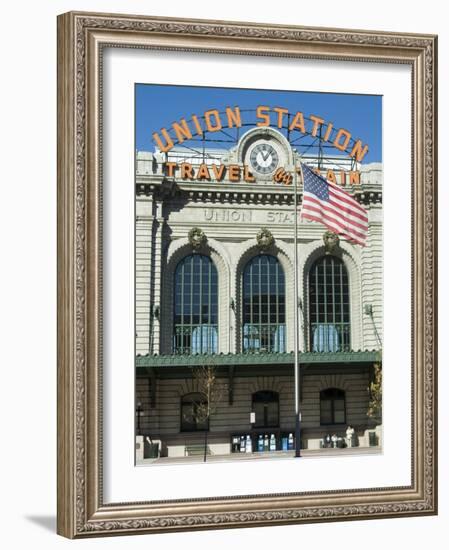 Union Train Station, Denver, Colorado, USA-Ethel Davies-Framed Photographic Print