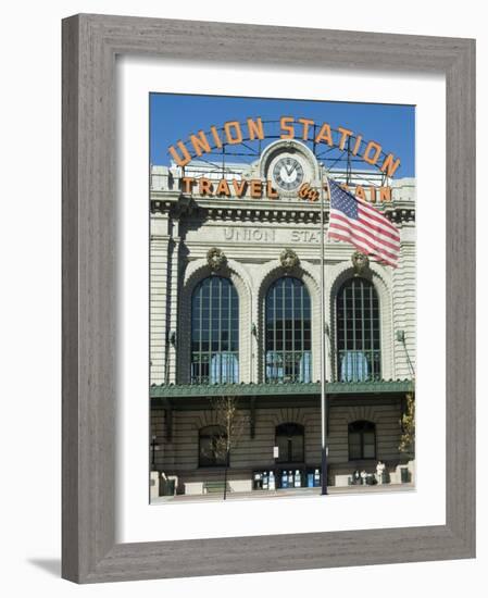 Union Train Station, Denver, Colorado, USA-Ethel Davies-Framed Photographic Print