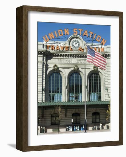 Union Train Station, Denver, Colorado, USA-Ethel Davies-Framed Photographic Print