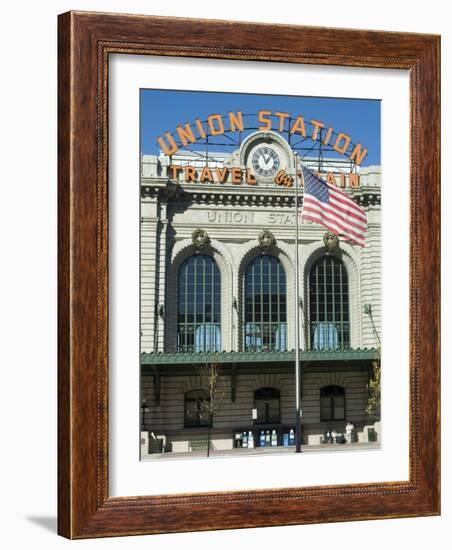 Union Train Station, Denver, Colorado, USA-Ethel Davies-Framed Photographic Print