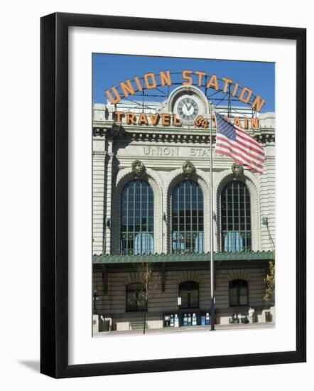 Union Train Station, Denver, Colorado, USA-Ethel Davies-Framed Photographic Print