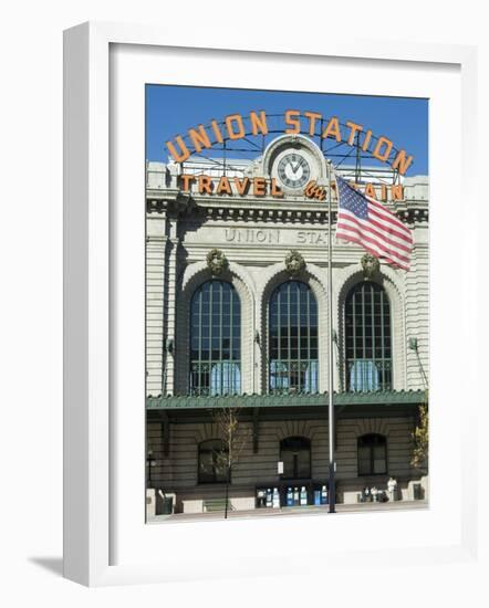 Union Train Station, Denver, Colorado, USA-Ethel Davies-Framed Photographic Print