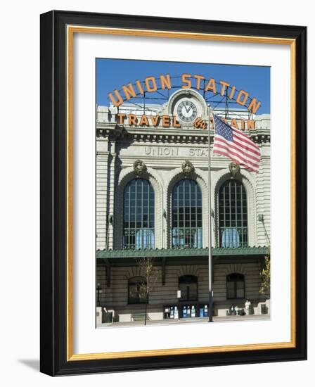 Union Train Station, Denver, Colorado, USA-Ethel Davies-Framed Photographic Print