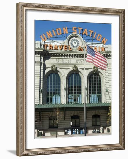 Union Train Station, Denver, Colorado, USA-Ethel Davies-Framed Photographic Print