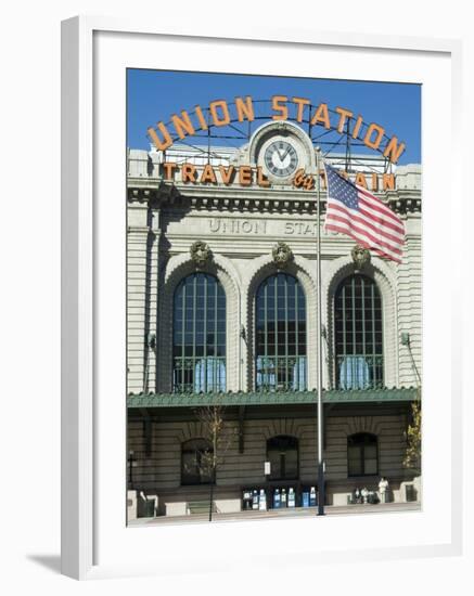 Union Train Station, Denver, Colorado, USA-Ethel Davies-Framed Photographic Print