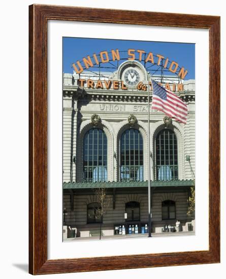 Union Train Station, Denver, Colorado, USA-Ethel Davies-Framed Photographic Print