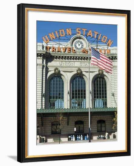 Union Train Station, Denver, Colorado, USA-Ethel Davies-Framed Photographic Print