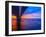 Unique Angle of the Garcon Point Bridge Spanning over Pensacola Bay Shot during a Gorgeous Sunset F-David Schulz Photography-Framed Photographic Print