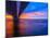 Unique Angle of the Garcon Point Bridge Spanning over Pensacola Bay Shot during a Gorgeous Sunset F-David Schulz Photography-Mounted Photographic Print