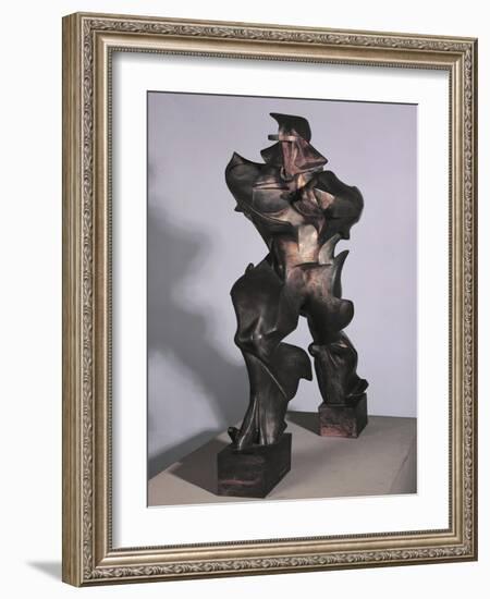 Unique Forms of Continuity in Space, 1913-Umberto Boccioni-Framed Giclee Print