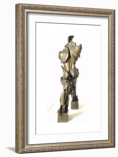 Unique Forms of Continuity in Space-Umberto Boccioni-Framed Giclee Print