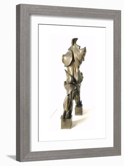 Unique Forms of Continuity in Space-Umberto Boccioni-Framed Giclee Print