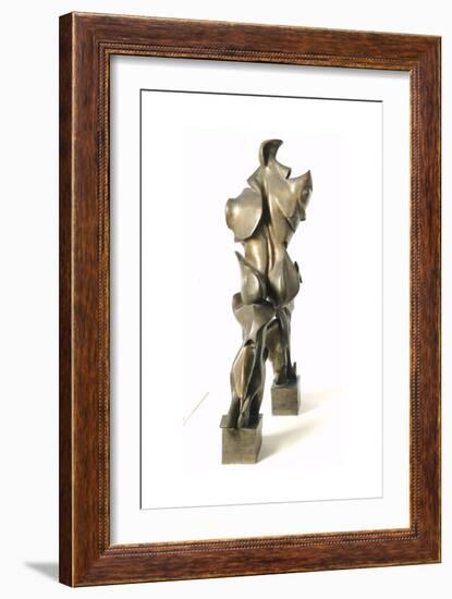 Unique Forms of Continuity in Space-Umberto Boccioni-Framed Giclee Print