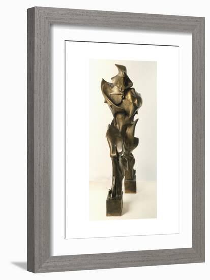 Unique Forms of Continuity in Space-Umberto Boccioni-Framed Giclee Print