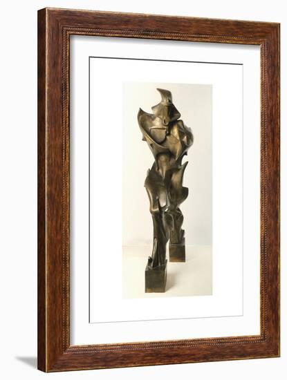 Unique Forms of Continuity in Space-Umberto Boccioni-Framed Giclee Print