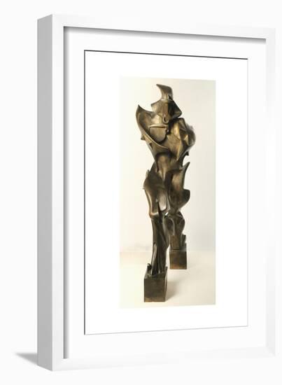 Unique Forms of Continuity in Space-Umberto Boccioni-Framed Giclee Print