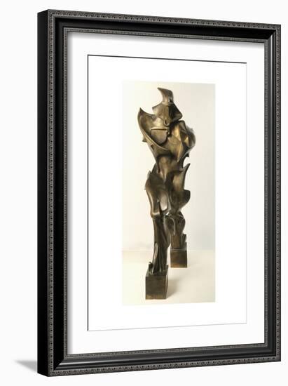 Unique Forms of Continuity in Space-Umberto Boccioni-Framed Giclee Print