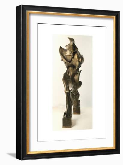 Unique Forms of Continuity in Space-Umberto Boccioni-Framed Giclee Print