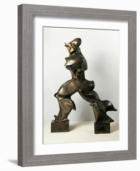 Unique Forms of Continuity in Space-Umberto Boccioni-Framed Giclee Print