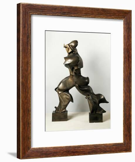 Unique Forms of Continuity in Space-Umberto Boccioni-Framed Giclee Print