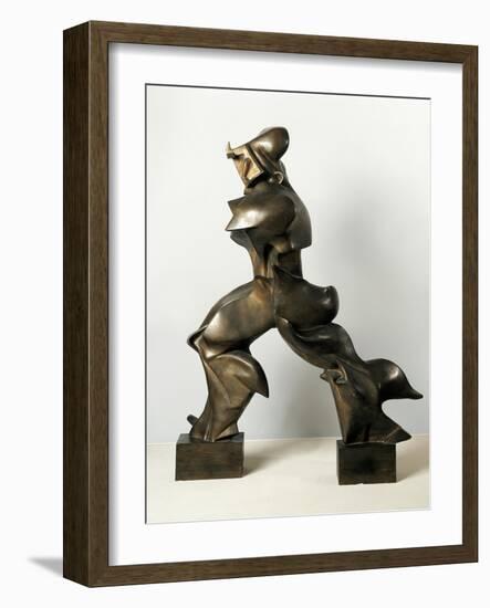 Unique Forms of Continuity in Space-Umberto Boccioni-Framed Giclee Print